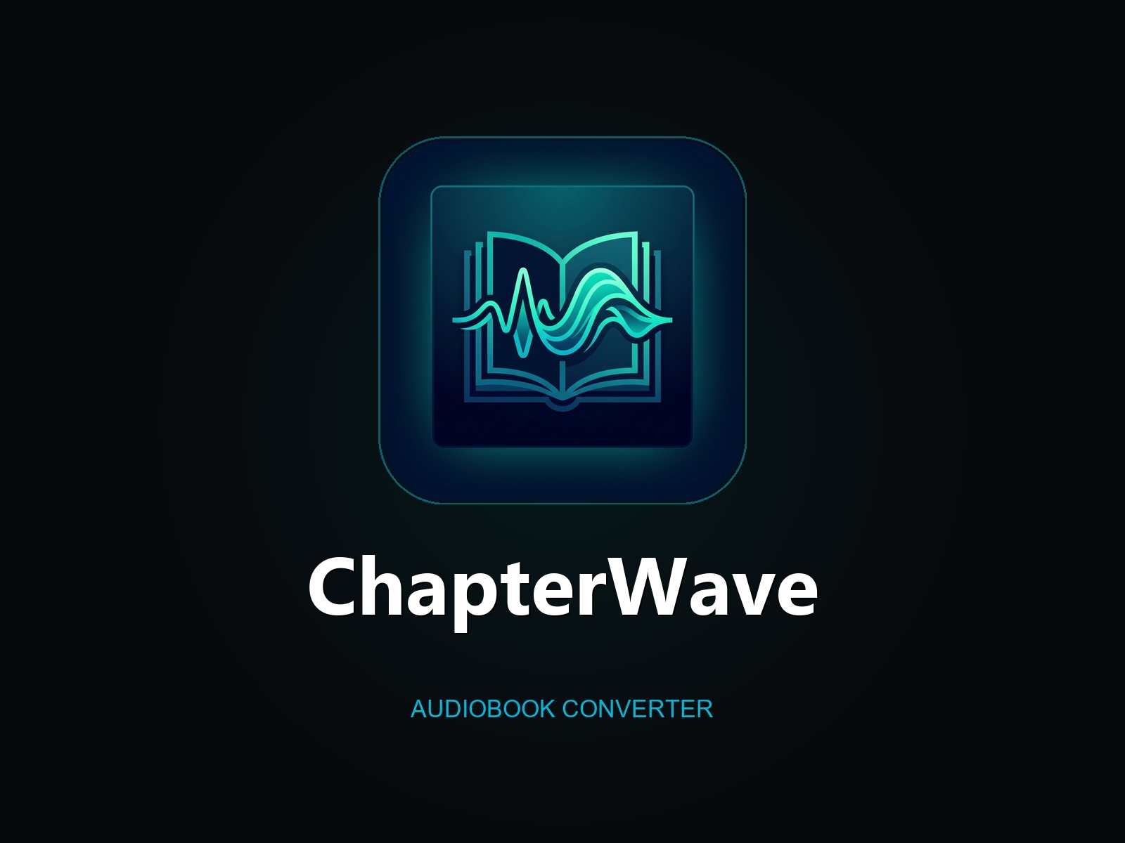 ChapterWave Offline Audiobook Converter Interface showing AI Text to Speech